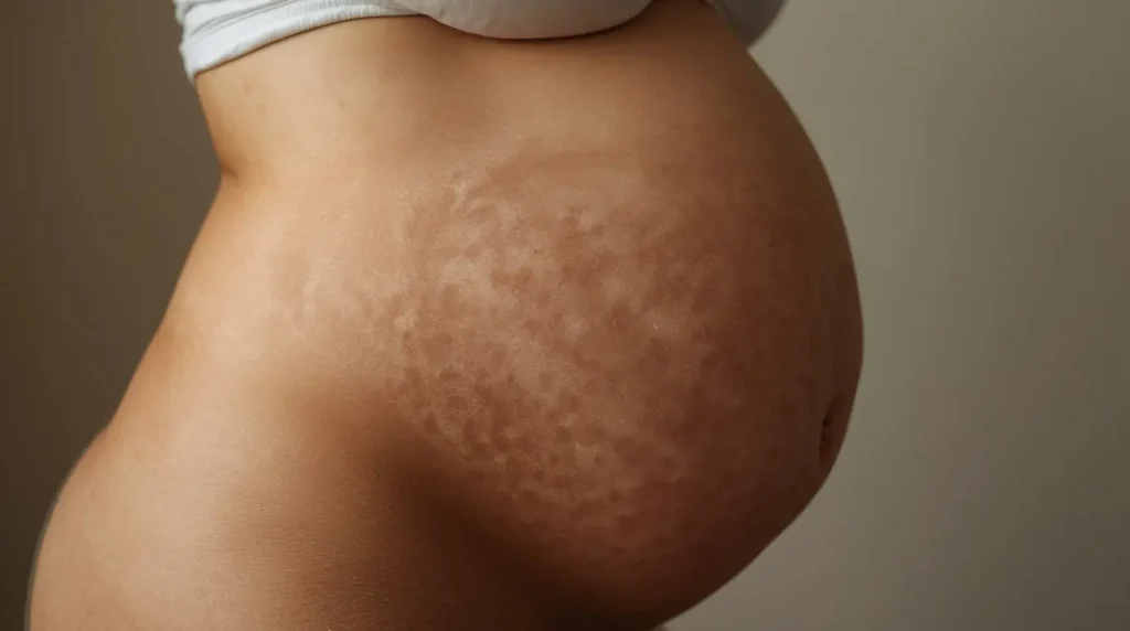 pregnancy stretch marks due to genes